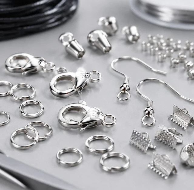 Alt view image 5 of 7 - 900pcs Jewelry Making Supplies Kit, Jewelry Repair Kit with Earrings Necklace Findings DIY Beads Plier Tools Set Jewelry Tool Set Jewelry Accessories Suitable for Adults and Beginners