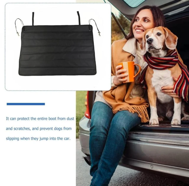 Alt view image 7 of 7 - Foldable Car Trunk Cargo Mat with Bumper Protector, Waterproof Oxford Cloth Trunk Liner 41 Inch