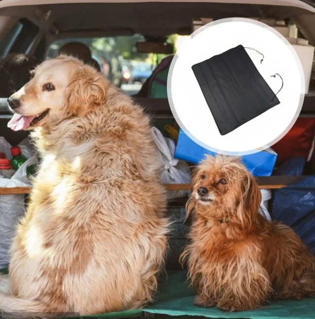 Alt view image 4 of 7 - Foldable Car Trunk Cargo Mat with Bumper Protector, Waterproof Oxford Cloth Trunk Liner 41 Inch