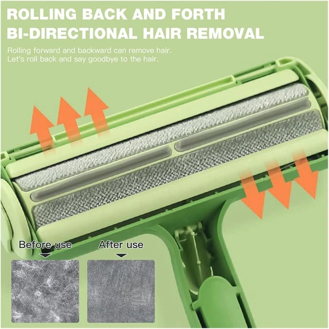 Alt view image 3 of 7 - Portable Multi Surface Fur Removal Tool Reusable and Washable Pet Hair Removal Roller,Pet Hair Remover,, Nylon Fiber Roller Brush, for Sofas, Furniture, Carpets