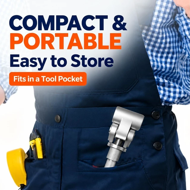 Alt view image 5 of 7 - Universal Door Hinge Adjustment Tool, Adjustable Door Hinge Wrench,1