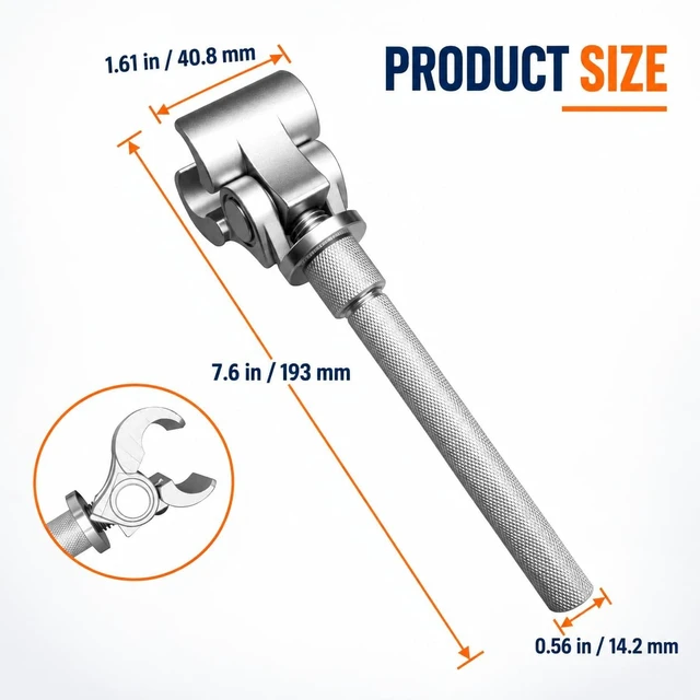 Alt view image 7 of 7 - Universal Door Hinge Adjustment Tool, Adjustable Door Hinge Wrench,1