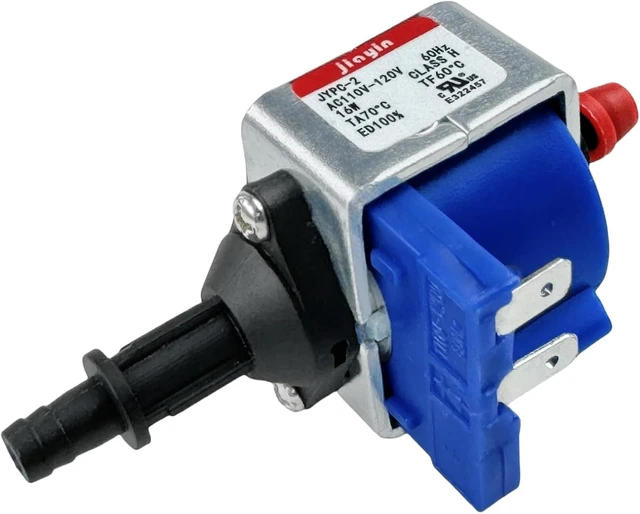 Alt view image 4 of 7 - JYPC-2 Electromagnetic Solenoid Water Pump 90cc/min, compatible with Electric iron, steam mop/garment steamer/coffee machine, etc, AC 110V - 120V 60Hz 16W