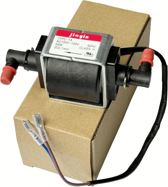 Alt view image 7 of 7 - JYPC-7A AC100V - 120V 60W Water Electromagnetic Solenoid Water Pump, 2400ccmin 2bar 60Hz ID2/min 45dB Solenoid Water Liquid Pump