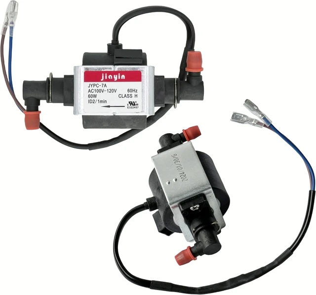 Alt view image 5 of 7 - JYPC-7A AC100V - 120V 60W Water Electromagnetic Solenoid Water Pump, 2400ccmin 2bar 60Hz ID2/min 45dB Solenoid Water Liquid Pump