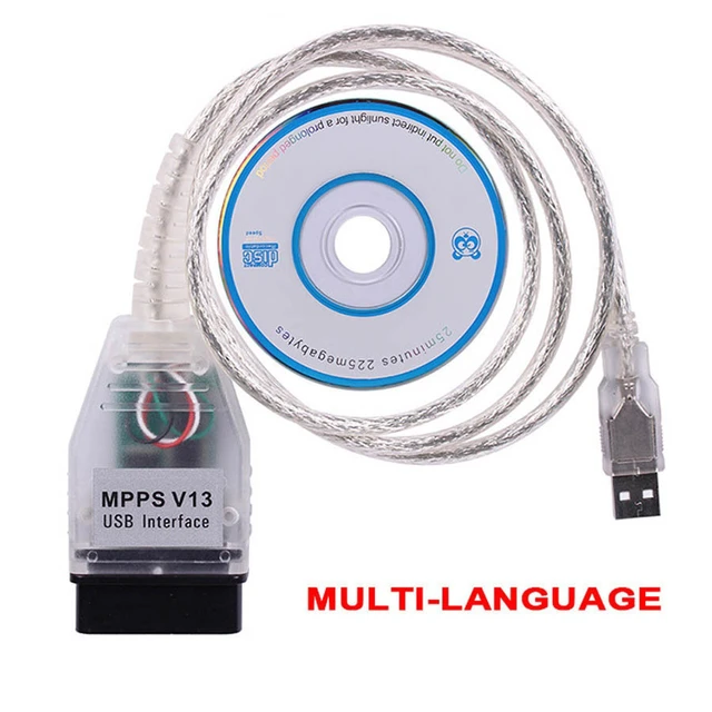 Alt view image 5 of 5 - MPPS V13.02 Flasher ECU Chip Tuning Tool, Automotive ECU Programmer Diagnostic Scanner, Car ECU Remapping Device