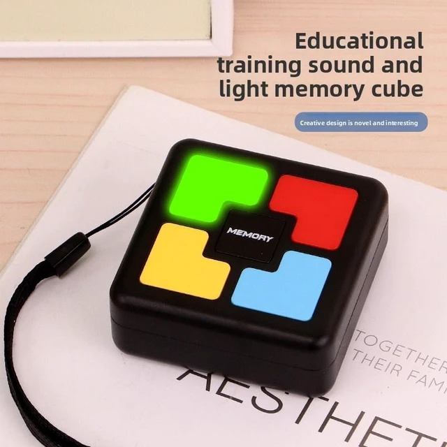 Alt view image 6 of 7 - Handheld Memory Games for Kids Ages 4-8, Light Up Electronic Toys, Car Travel Board Games for Kids,Birthday Gifts for 3-12 Year Old Boys
