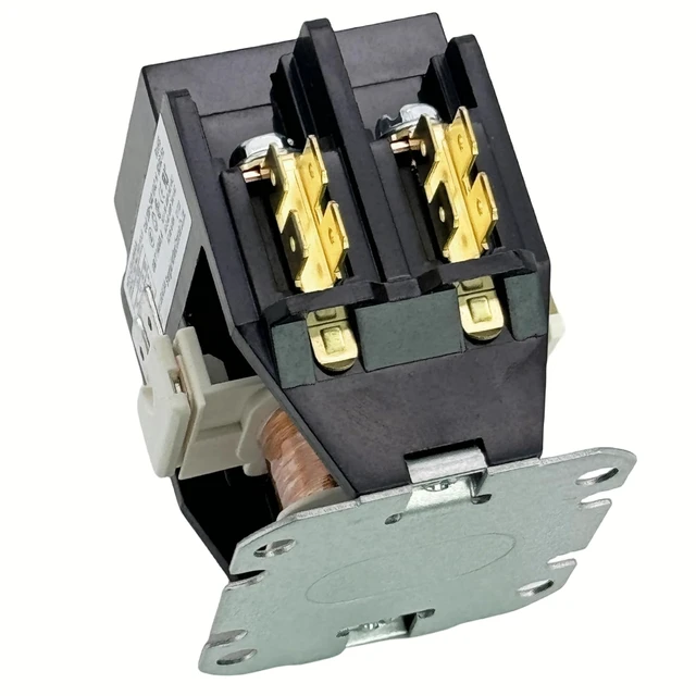Alt view image 6 of 7 - HCC-2XU04AA 208V-240V 40A DPST Contactor,50-60Hz Bipolar AC contactor