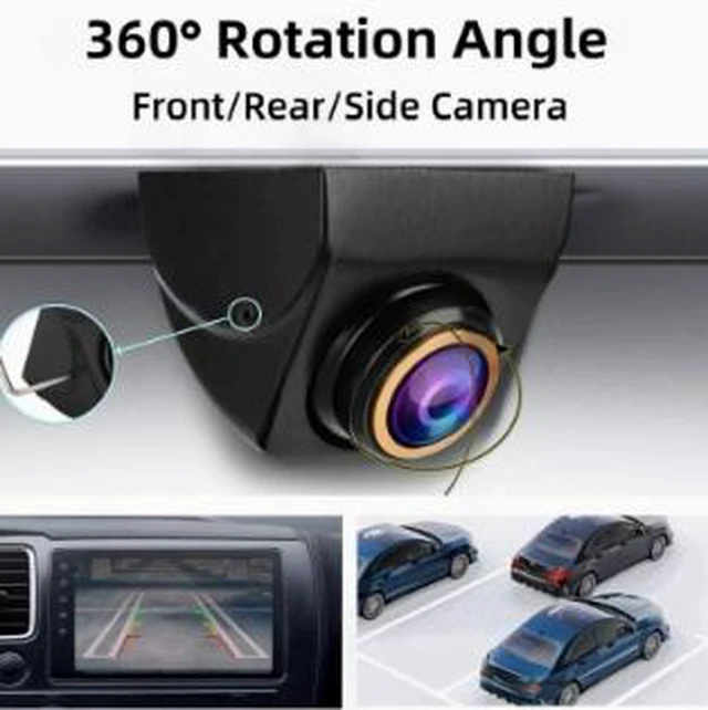 Alt view image 5 of 5 - AHD 1080P Car Backup Camera, 360° Adjustable Front Side Rear View Camera, 170° Wide Angle, Super Night Vision, IP68K Waterproof, WDR, NTSC/PAL, Universal Vehicle Camera