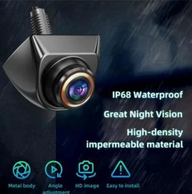 Alt view image 2 of 5 - AHD 1080P Car Backup Camera, 360° Adjustable Front Side Rear View Camera, 170° Wide Angle, Super Night Vision, IP68K Waterproof, WDR, NTSC/PAL, Universal Vehicle Camera