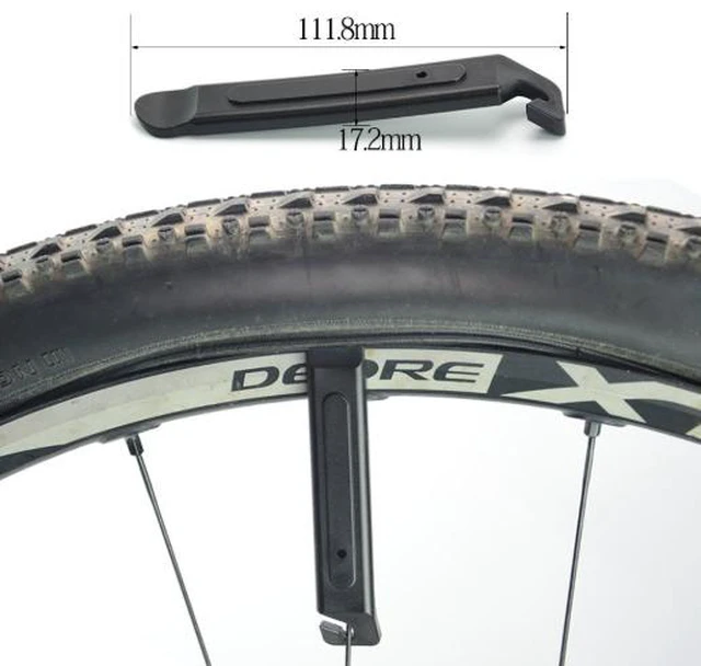 Alt view image 4 of 6 - Bicycle Tire Repair Kit Mountain Bike Maintenance Set (16-in-1 Multi-Tool, Tire Levers, Patches, Valve Cores) with Portable Storage Bag Emergency Cycling Repair