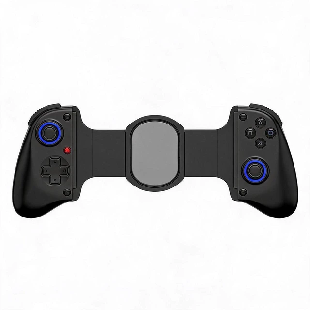 Main image of D11 Gaming Controller with Hall Trigger & Joystick Wireless Bluetooth Streaming Gamepad for Switch/PC/Android/iOS, Stretch Design for Phone/Tablet/Emulator - black