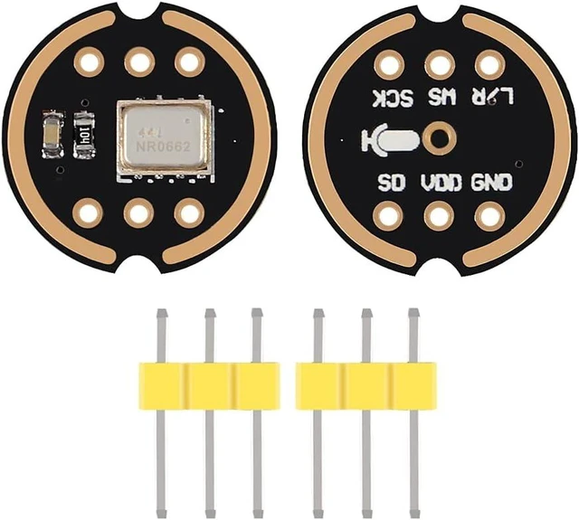 Alt view image 3 of 6 - 3PCS INMP441 Omnidirectional Microphone Module I2S Interface MEMS High Precision Low Power Ultra Small Volume with 20CM/7.8" 10pins Dupont Cable Female to Female for ESP32 DIY