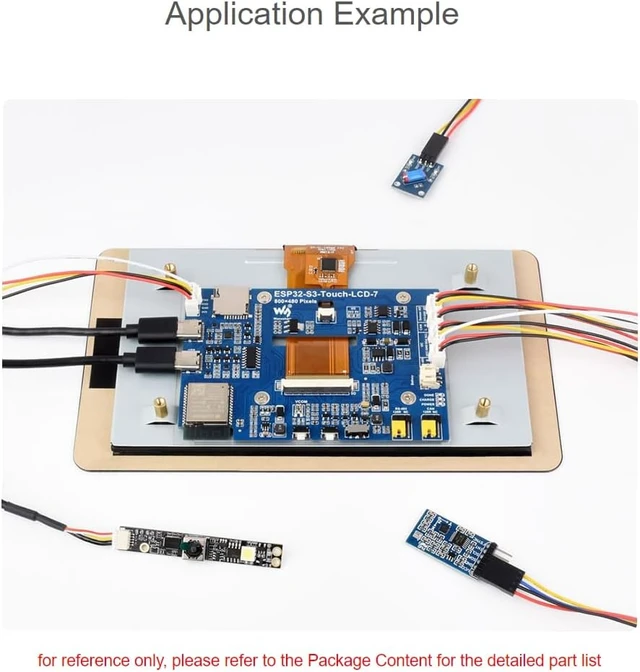 Alt view image 5 of 7 - ESP32-S3 7inch Capacitive Touch Screen Development Board 800×480 Resolution 7 inch 65K RGB LCD Disply,5-Point Touch,Supports WiFi & Bluetooth
