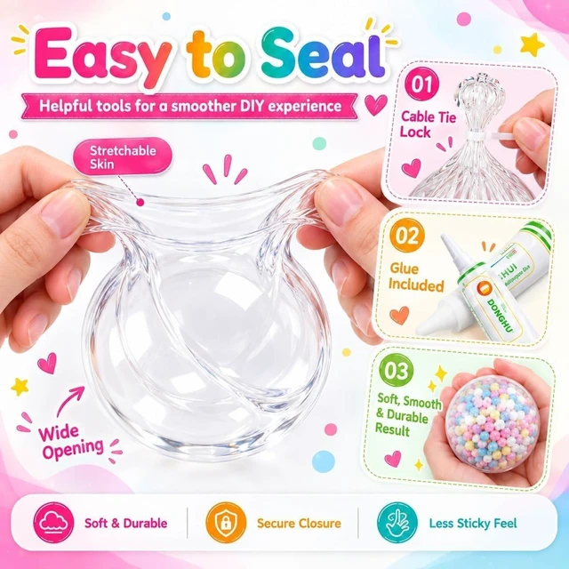 Alt view image 3 of 7 - 25PCS Squishy Making Kit DIY Squishy Maker Skin