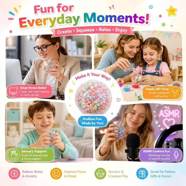 Alt view image 6 of 7 - 25PCS Squishy Making Kit DIY Squishy Maker Skin