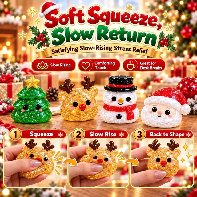 Alt view image 4 of 7 - Squishy Advent Calendar 2026, Christmas 24 Days Squishies Countdown Adults
24 Days of Surprises Squishy Box with 24 Mini Item 24 Pack Xmas Stress Balls Slow Return, Party Favors Stocking Stuffers