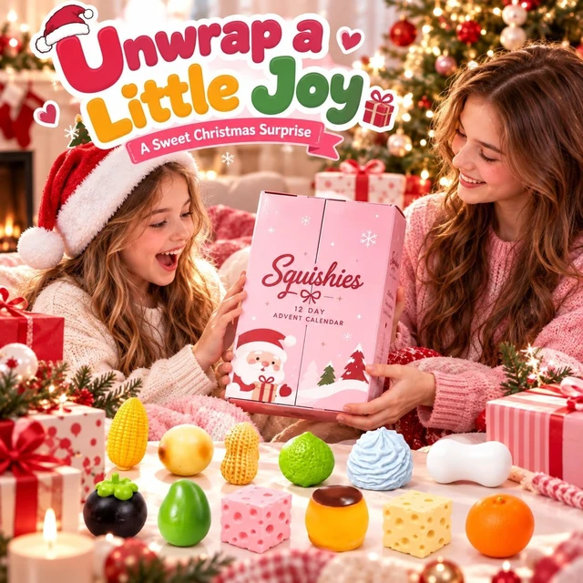 Alt view image 7 of 7 - 12 Days Crunchy Squishy Advent Calendar 2026 Christmas Mystery Box Asmr
12PCS Crunchy Squishy Pack Stress Balls Slow Return Christmas Relief Favor Gifts for Adult