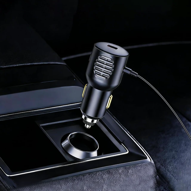 Alt view image 4 of 4 - Car Charger Type-C Adapter for Dash cam, Replacement Vehicle Power Cable Cord