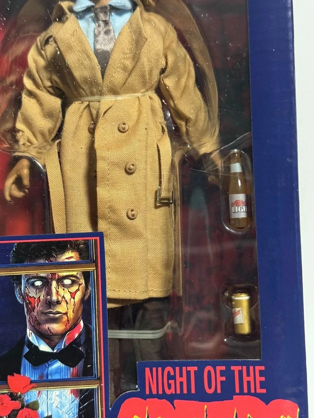 Alt view image 3 of 5 - Night of the Creeps Detective Ray Cameron Action Figure, 7 Inch Horror Collectible Figure, Limited Version, Factory Sealed