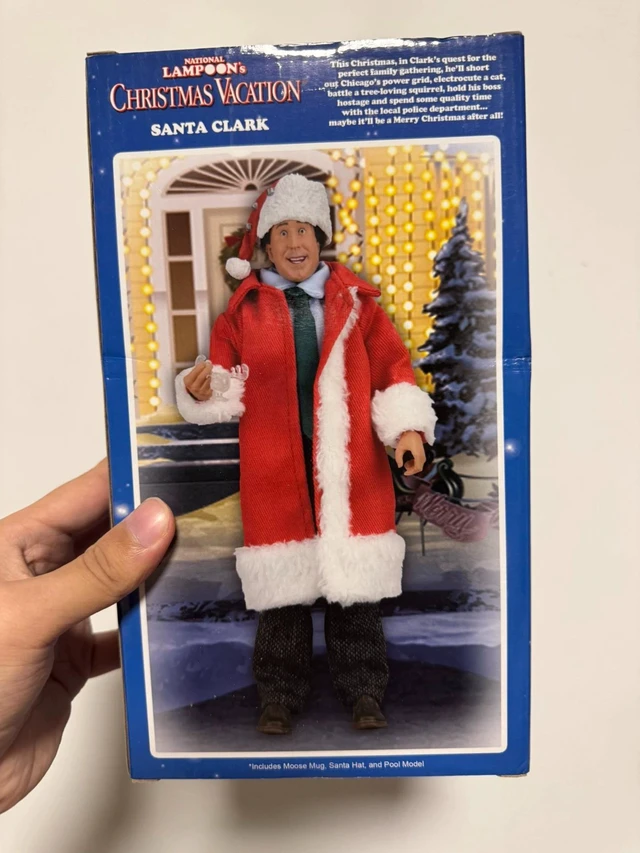 Alt view image 4 of 5 - National Lampoon's Christmas Vacation Santa Clark Action Figure, 7 Inch Movie Collectible Figure, Factory Sealed