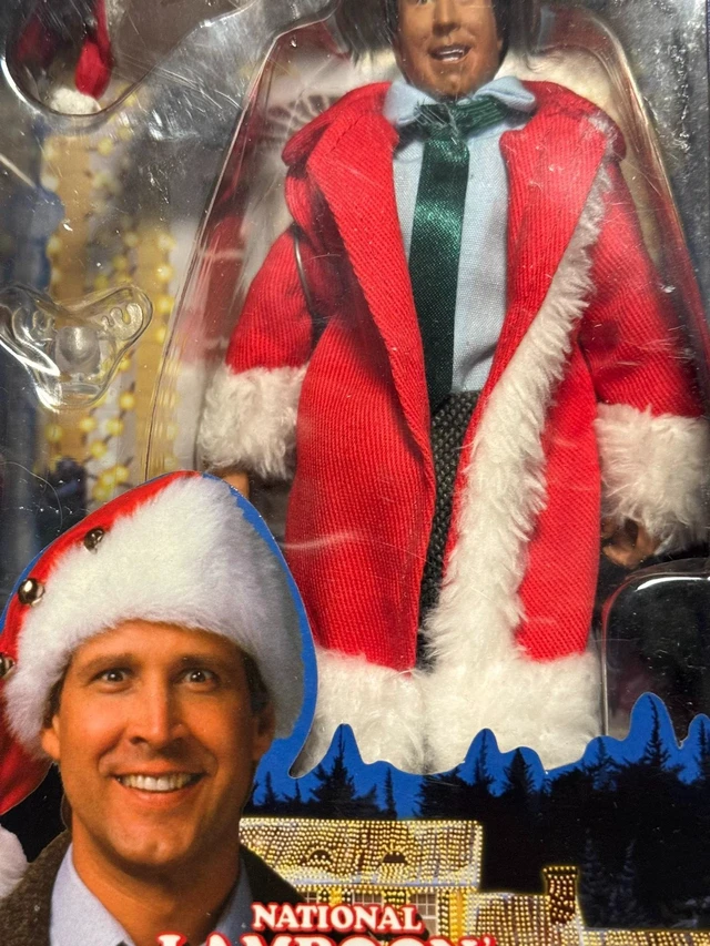 Main image of National Lampoon's Christmas Vacation Santa Clark Action Figure, 7 Inch Movie Collectible Figure, Factory Sealed