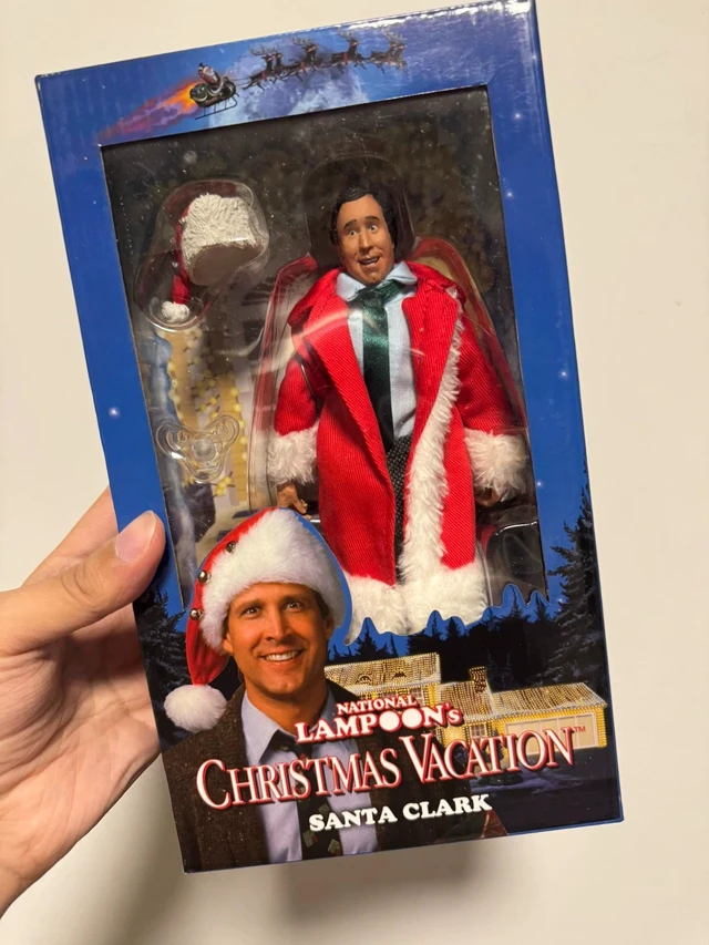 Alt view image 5 of 5 - National Lampoon's Christmas Vacation Santa Clark Action Figure, 7 Inch Movie Collectible Figure, Factory Sealed