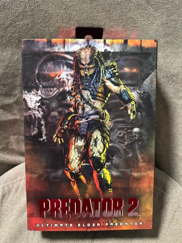 Alt view image 2 of 5 - Greyback Elder Predator Action Figure, 7 Inch Predator Collectible Figure, Full Accessories, Opened Box