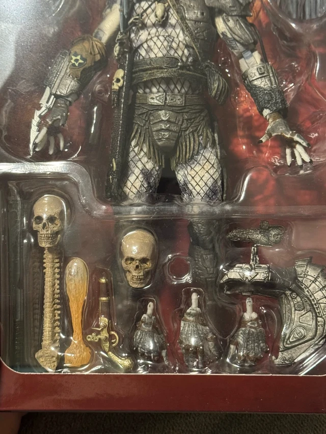 Alt view image 3 of 5 - Greyback Elder Predator Action Figure, 7 Inch Predator Collectible Figure, Full Accessories, Opened Box