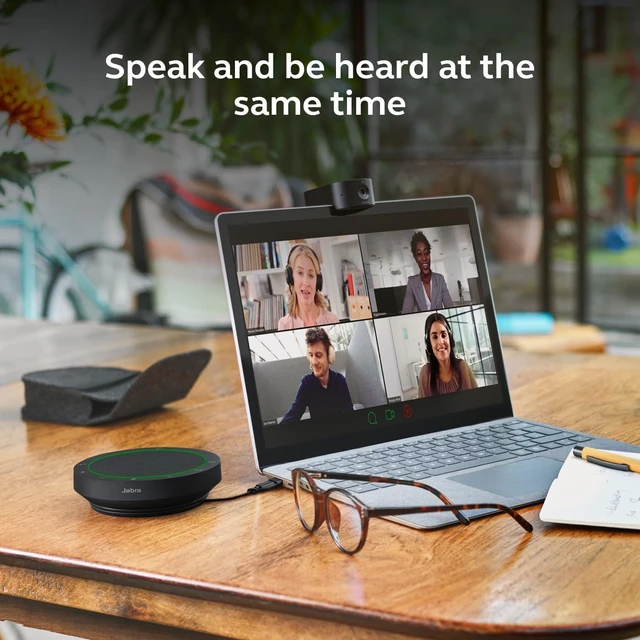 Alt view image 4 of 7 - Jabra Speak2 55 Wireless Bluetooth Speakerphone (2025 Edition), Dark Grey
Portable Speakerphone, 4 Noise-Cancelling Microphones, Microsoft Teams Certified, Clear Sound for Online Meetings