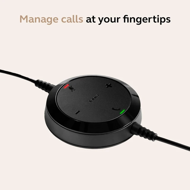 Alt view image 3 of 7 - Jabra Evolve 30 II (2025 Edition) Wired Dual-Ear Headset with Mic, Black
3.5mm Jack or USB-A/USB-C, Noise-Cancelling Microphone, Dual-Ear Design for Office Calls and Online Meeting Platforms