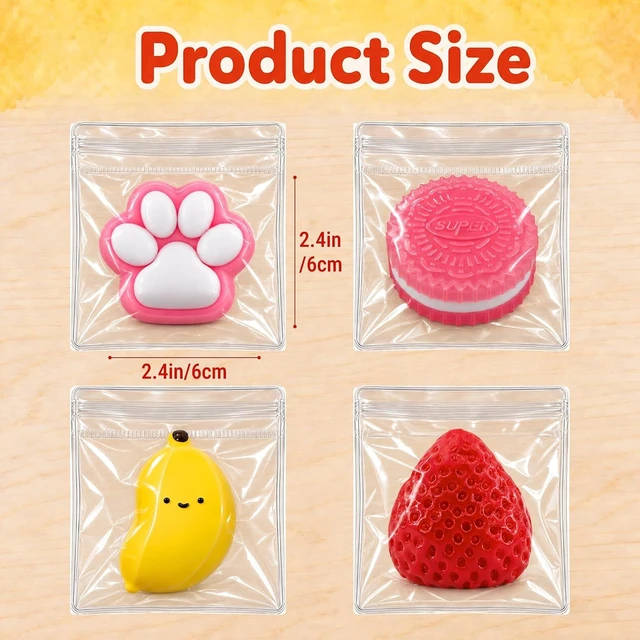 Alt view image 5 of 7 - Taba Cute Squishy Toys for Girls, Sensory Squeeze Fidget Toys for Kids
4 Pack, Washable, Cute kawaii design, TPR material, Sensory play, Kids Girls, Party favors, Goodie bag filler