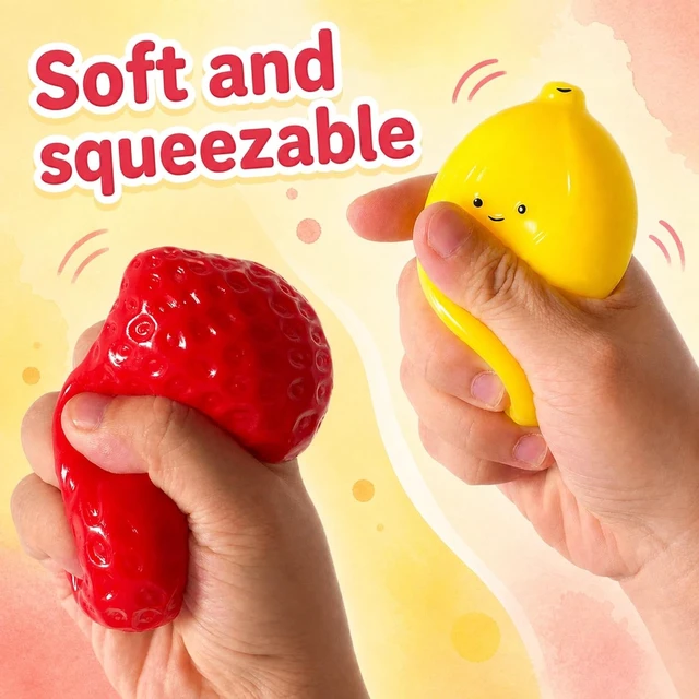 Alt view image 2 of 7 - Taba Cute Squishy Toys for Girls, Sensory Squeeze Fidget Toys for Kids
4 Pack, Washable, Cute kawaii design, TPR material, Sensory play, Kids Girls, Party favors, Goodie bag filler