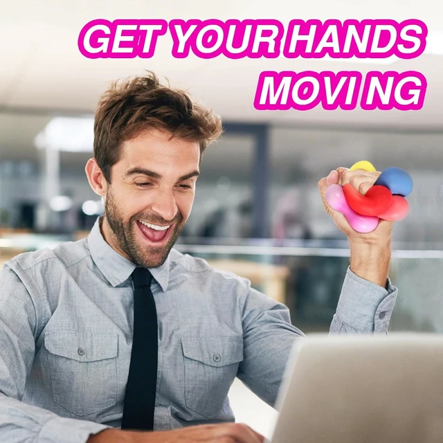 Alt view image 6 of 6 - 24 Pack Slow Rising Stress Cube , Dough Stress Balls Soft Fidget Squishy Toys for Anxiety Relief, Pull Stretch Classroom Prize Party Favors Toys for Kids
