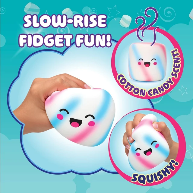 Alt view image 7 of 7 - Squeeze Please 3 Pack Scented Marshmallow Stress Relief Fidget Squishy Toy
Slow Rising Squishy Autism Toys, Fidget Toys for Adults, Sensory Toys, Stress Balls, Sensory Squeeze Toys, Amazon Exclusive