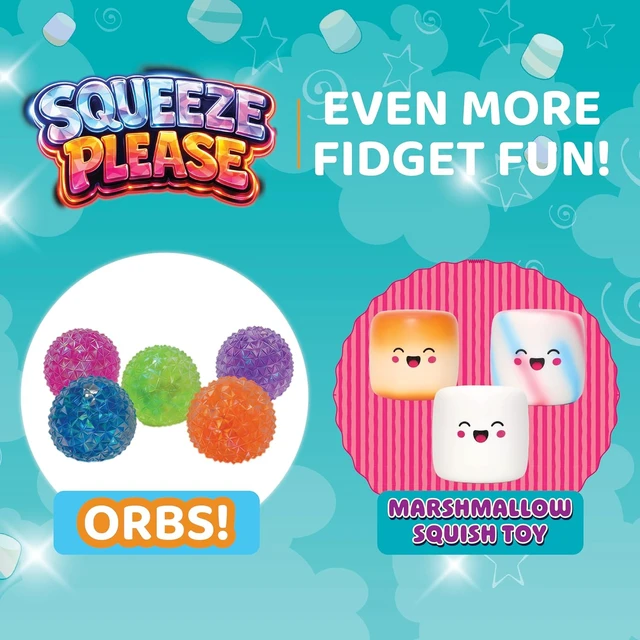 Alt view image 2 of 7 - Squeeze Please 3 Pack Scented Marshmallow Stress Relief Fidget Squishy Toy
Slow Rising Squishy Autism Toys, Fidget Toys for Adults, Sensory Toys, Stress Balls, Sensory Squeeze Toys, Amazon Exclusive
