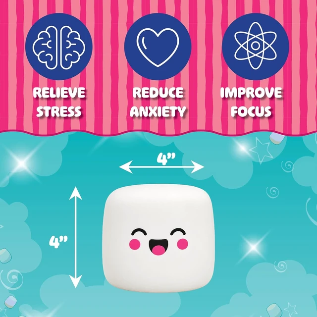 Alt view image 2 of 7 - Squeeze Please 3 Pack Scented Marshmallow Stress Relief Fidget Squishy Toy
Slow Rising Squishy Autism Toys, Fidget Toys for Adults, Sensory Toys, Stress Balls, Sensory Squeeze Toys, Amazon Exclusive