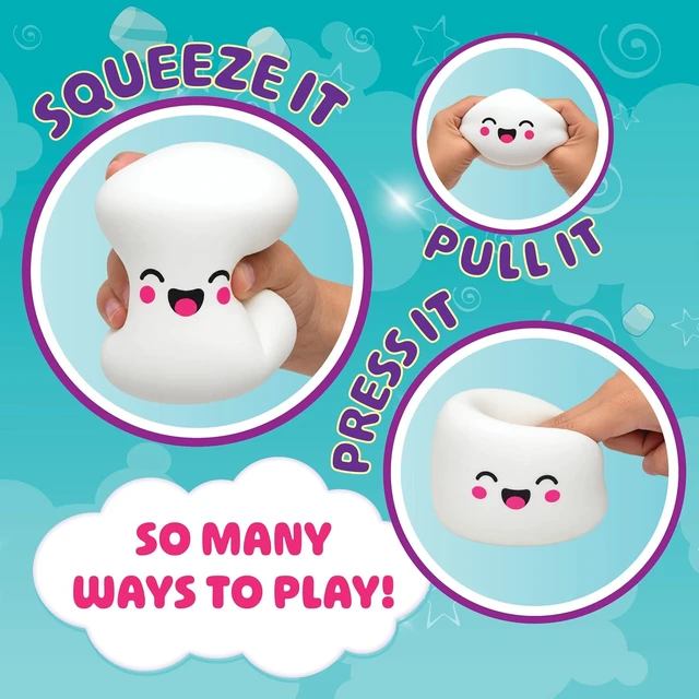 Alt view image 3 of 7 - Squeeze Please 3 Pack Scented Marshmallow Stress Relief Fidget Squishy Toy
Slow Rising Squishy Autism Toys, Fidget Toys for Adults, Sensory Toys, Stress Balls, Sensory Squeeze Toys, Amazon Exclusive
