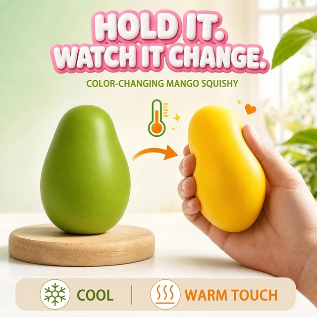 Alt view image 4 of 7 - 4 Pack Crunchy Squishy Stress Ball,Mango Pudding Peanut & Soap ASMR Fidget
Squishy Pack,Sensory Squeeze with Premium Gift Box, Party Favors & Gifts