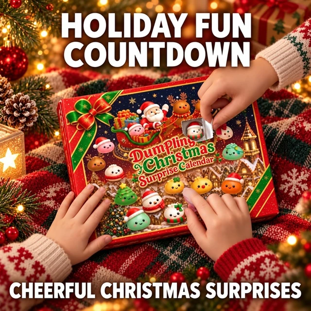 Alt view image 3 of 5 - Christmas Squishy Advent Calendar 2026, 24-Days Countdown Calendar with Mini Silicone Squeeze Figures for Adults, Cute Holiday Collectible Characters for Christmas and Holiday Gifting (A)