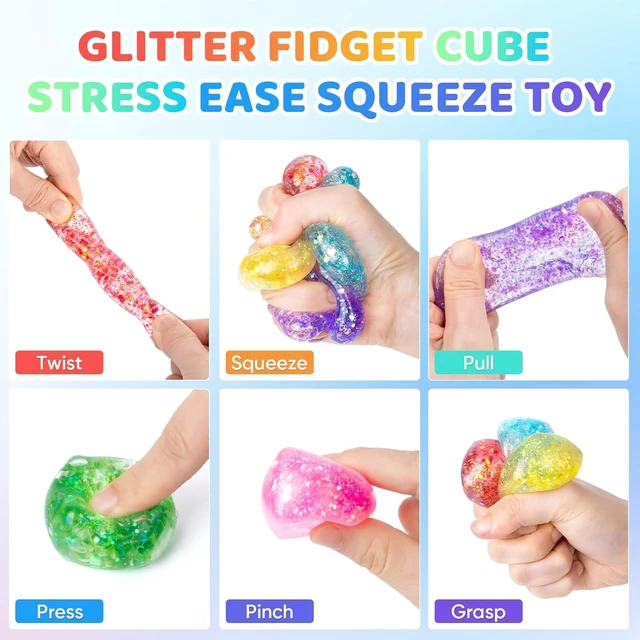 Alt view image 2 of 7 - 24 Pack Slow Rising Squishy Cube Stress Balls,Stress Cube for Adult
Bulk Stress Fidget Toys, Square Squeeze Toy for Prizes, Mini Stress Cube for Party Favors 8pcs Stress Cube