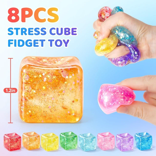 Alt view image 3 of 7 - 24 Pack Slow Rising Squishy Cube Stress Balls,Stress Cube for Adult
Bulk Stress Fidget Toys, Square Squeeze Toy for Prizes, Mini Stress Cube for Party Favors 8pcs Stress Cube