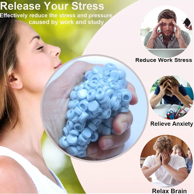 Alt view image 5 of 6 - DIY Stress Ball Making Kit with Filler-15PCS Stress Ball Making Kit Stress Balls, Transparent Blank Skins with Air Pump & Expander Tool for Pressure Squishy Balls for Adult (15PC, Style A)