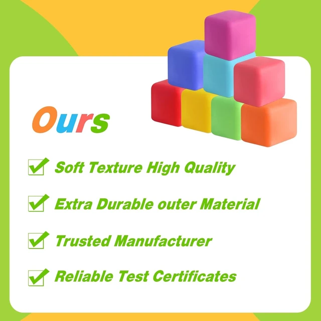 Alt view image 6 of 7 - 40 Pack Slow Rising Stress Cube Fidget Toys, Squishy Balls Sensory Fidget Toys for Kids Adults, Square Shape Fidgets for Classroom, Party Favors Pull Stretch Squishy Toy Classroom Prize Box Toys