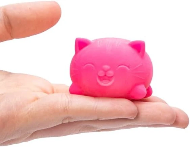 Alt view image 4 of 6 - Schylling NeeDoh Teenie Cool Cat - Sensory Squeeze Toy - Contains 3 Mini Groovy Globs - 1.5" Wide - Color May Vary (Pack of 1)