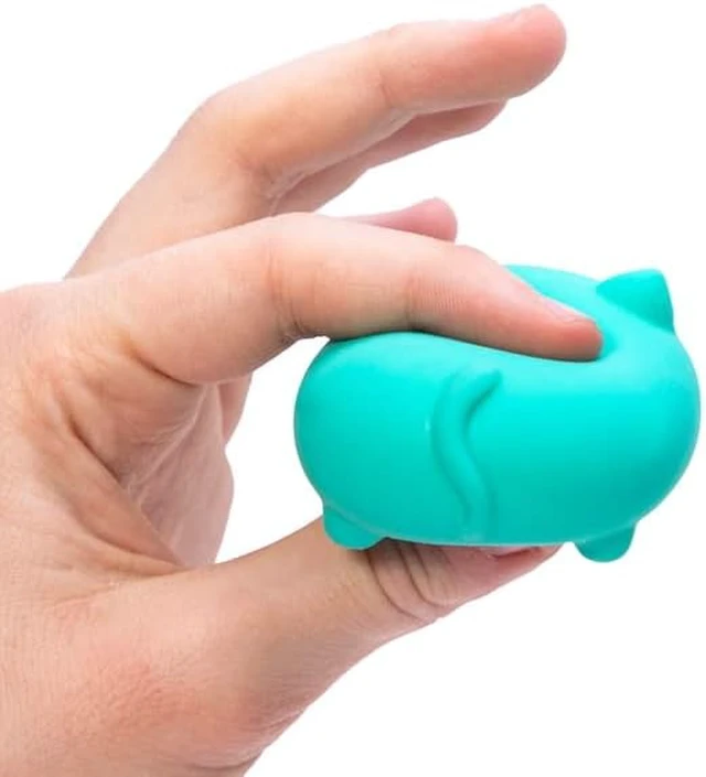 Alt view image 5 of 6 - Schylling NeeDoh Teenie Cool Cat - Sensory Squeeze Toy - Contains 3 Mini Groovy Globs - 1.5" Wide - Color May Vary (Pack of 1)
