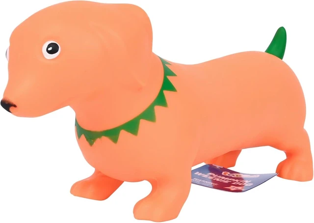Main image of Toymendous Squishy Weenie Dog - Pumpkin - Halloween Squishy Toy - Ages 3+ Cotton-Filled Squishy Toy, Self-Standing, Sensory Play, Fall Décor