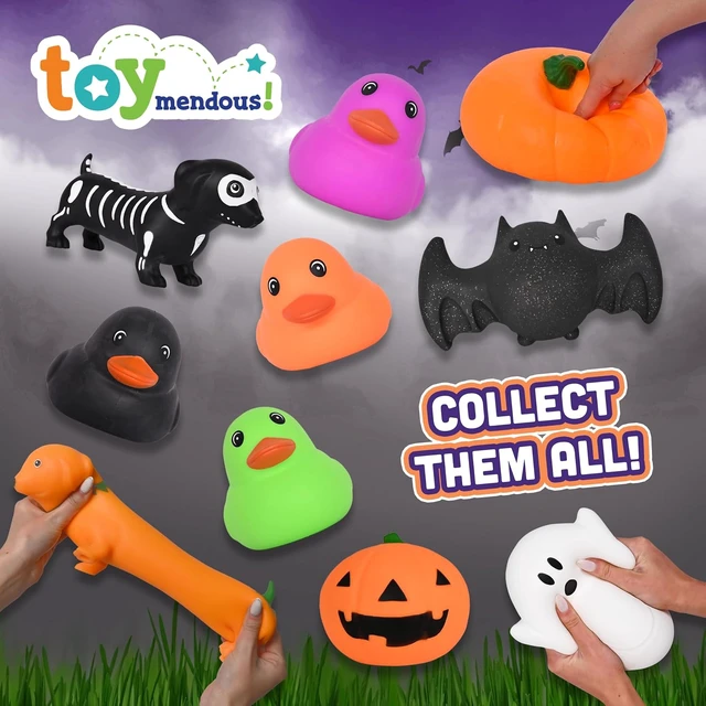 Alt view image 3 of 6 - Toymendous Squishy Weenie Dog - Pumpkin - Halloween Squishy Toy - Ages 3+ Cotton-Filled Squishy Toy, Self-Standing, Sensory Play, Fall Décor