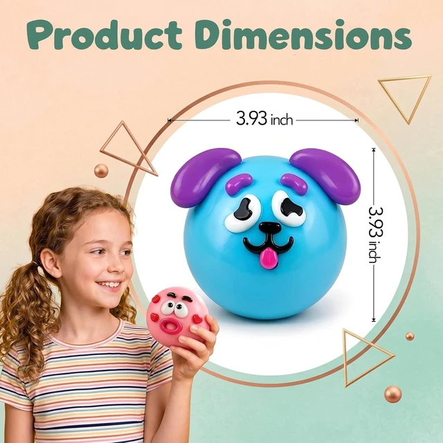 Alt view image 5 of 6 - Smushers Squishy Curiosities - Ultra-Soft Slow Rising Stress Relief Toy for Adults, Cute Quirky Sensory Fidget Toy for Anxiety Relief, ADHD & Autism, Unique Office Desk Decor(Pink)