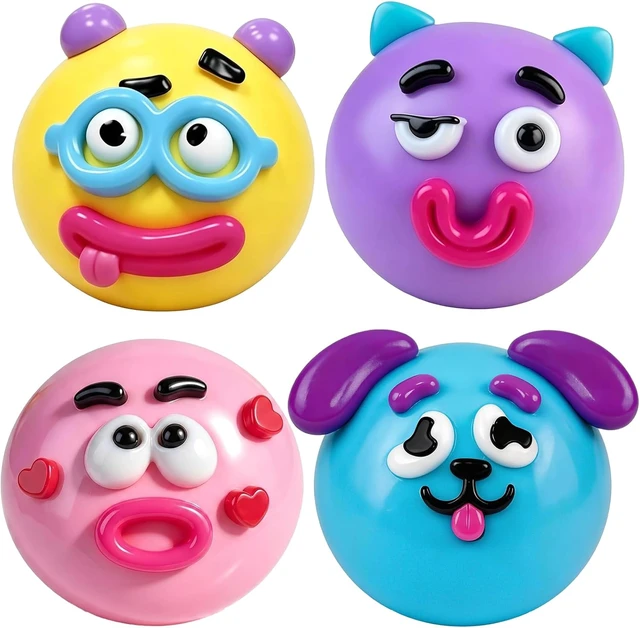 Alt view image 2 of 6 - Smushers Squishy Curiosities - Ultra-Soft Slow Rising Stress Relief Toy for Adults, Cute Quirky Sensory Fidget Toy for Anxiety Relief, ADHD & Autism, Unique Office Desk Decor(Pink) Blue